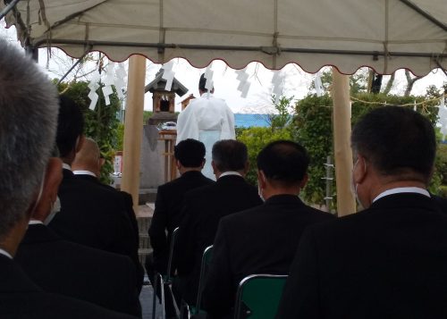 出西水源地 護水神社本殿遷座祭に参列させていただきました