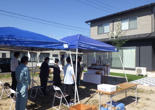 地鎮祭が執り行われました